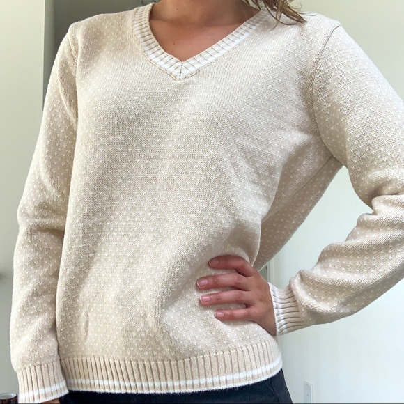 *SOLD* vintage cotton hearts sweater - Picture 7 of 9